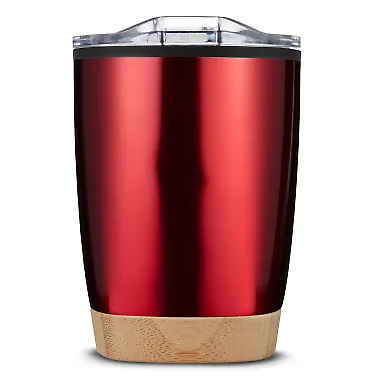 Promo Goods  MG480 12oz Symmetry Tumbler With Bamb in Red front view