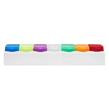 Promo Goods  PL-4011 7-Day Pill Box in Multicolor front view