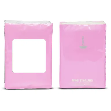 Promo Goods  PC185 Mini Tissue Packet in Pink front view