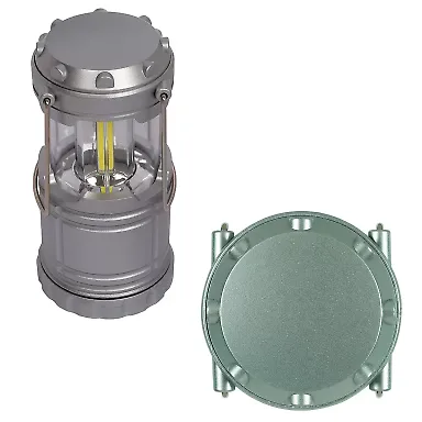 Promo Goods  PL-2020 Mini Cob Camping Lantern-Styl in Silver front view