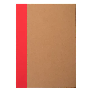Promo Goods  PL-1719 Color-Pop Recycled Notebook in Red front view