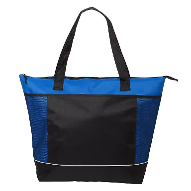 Promo Goods  LT-3073 Porter Shopping Cooler Tote in Blue front view