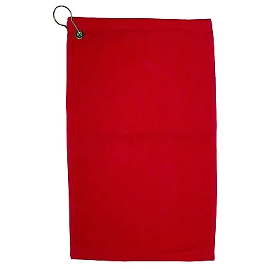 Promo Goods  LT-4384 Fingertip Towel Dark Colors in Red front view