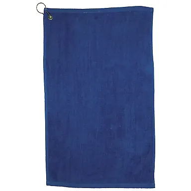 Promo Goods  LT-4384 Fingertip Towel Dark Colors in Reflex blue front view
