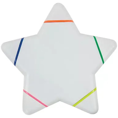 Promo Goods  HL130 Star Highlighter in White front view