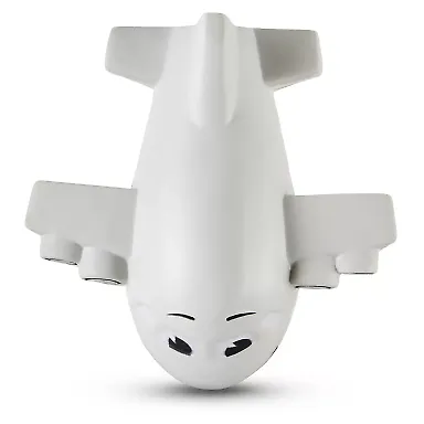 Promo Goods PL-0767 Smiley Plane Stress Reliever in Gray front view
