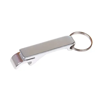 Promo Goods  BO150 Aluminum Bottle Opener in Silver front view