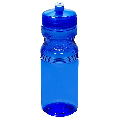 Promo Goods PL-0562 24oz Big Squeeze Sport Bottle in Translucent blue front view