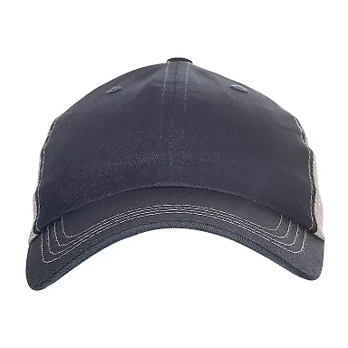 Promo Goods  AP107 Comfy Trucker Cap in Navy blue front view