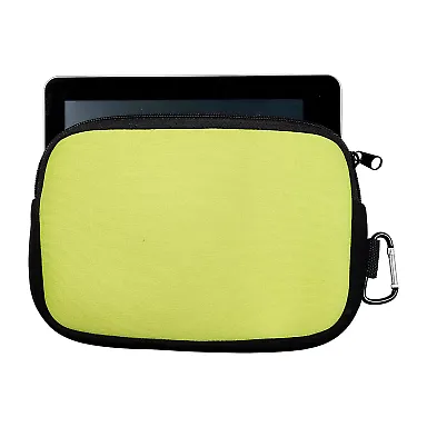 Promo Goods  LT-3005 Accessory Pouch in Lime green front view
