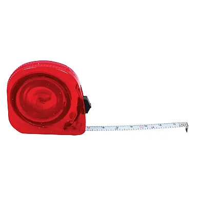 Promo Goods  TM200 Translucent Tape Measure 10' in Translucent red front view
