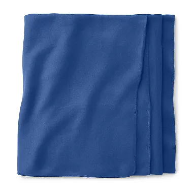 Promo Goods  OD312 Budget Fleece Blanket in Reflex blue front view