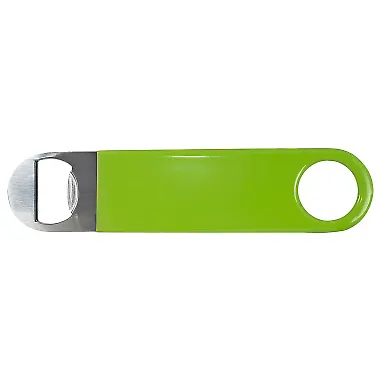 Promo Goods  BO230 Double Sided Metal Bottle Opene in Lime green front view