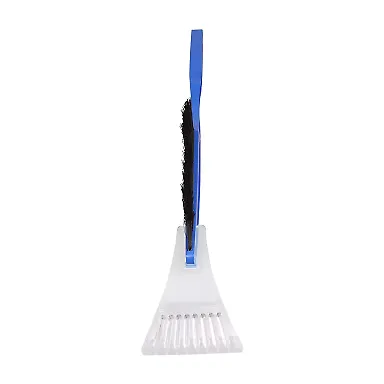 Promo Goods IS300 Long Handle Ice Scraper Snowbru in Blue front view