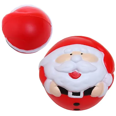 Promo Goods  SB509 Santa Stress Reliever in Red front view