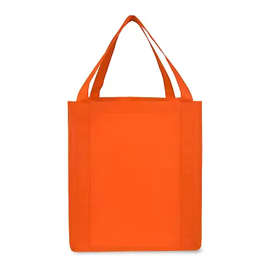 Promo Goods  BG80 Saturn Jumbo Non-Woven Grocery T in Orange front view