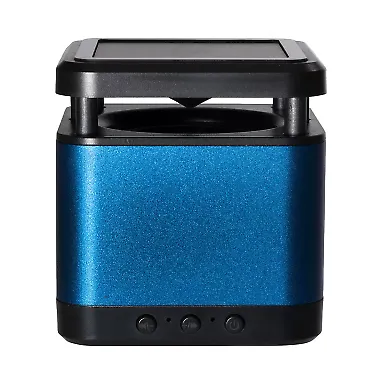 Promo Goods IT232 Cube Wireless Speaker and Charg in Blue front view