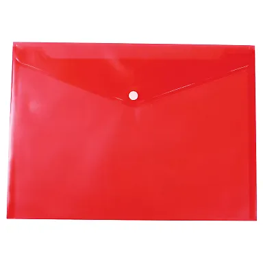 Promo Goods  PF200 Letter-Size Document Envelope in Translucent red front view