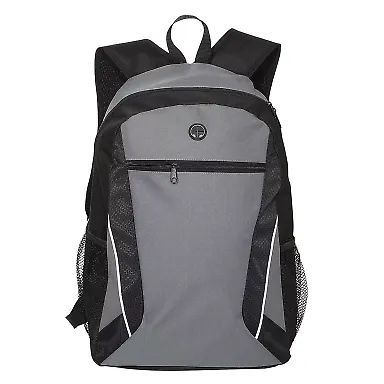 Promo Goods  LT-3048 Too Cool For School Backpack in Gray front view