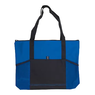Promo Goods  BG507 Jumbo Trade Show Tote With Fron in Reflex blue front view