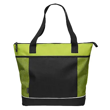Promo Goods  LT-3973 Porter Metro Tote in Lime green front view