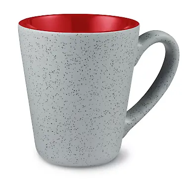Promo Goods  CM114 16oz Fleck And Timbre Ceramic M in Red front view