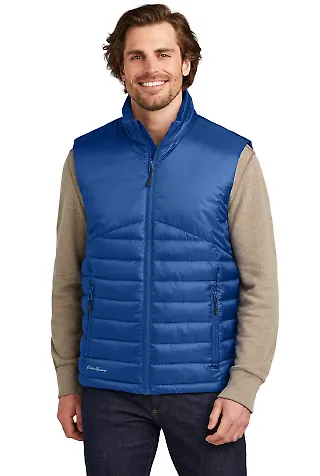 Eddie Bauer EB512 Quilted Vest in Cobaltbl front view