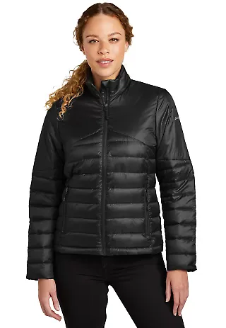 Eddie Bauer EB511 Ladies Quilted Jacket in Deepblack front view