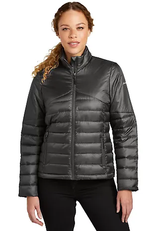 Eddie Bauer EB511  Ladies Quilted Jacket in Irongate front view