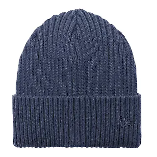 New Era NE908    Core Classic Cuff Beanie in Deepnavy front view
