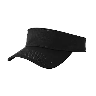 New Era NE219    Performance Dash Adjustable Visor in Black front view
