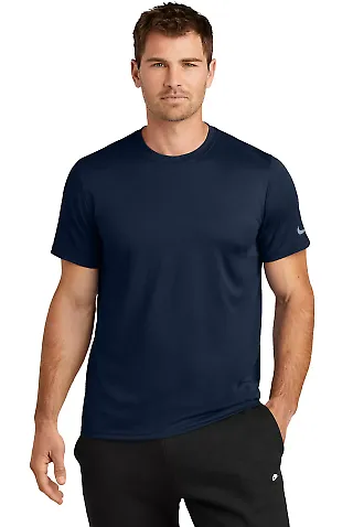 Nike NKDX8730 Swoosh Sleeve rLegend Tee in Colnavy front view