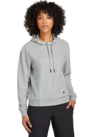 Ogio LOG162 OGIO   Ladies Revive Hoodie in Lthtgry front view