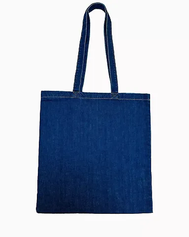Liberty Bags 7760A Denim Tote Bag in Dark blue denim front view