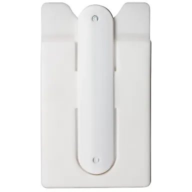 Promo Goods PL-1336 Quik-Snap Mobile Device Pocke in White front view