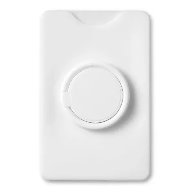 Promo Goods IT504 Attitude Card Holder with Ring in White front view
