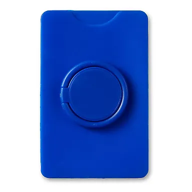 Promo Goods  IT504 Attitude Card Holder with Ring  in Blue front view