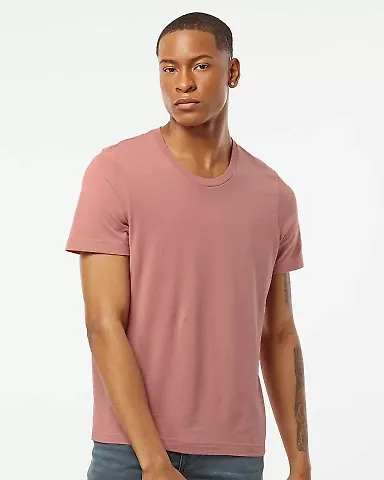 Tultex 602 Combed Cotton T-Shirt in Mauve front view