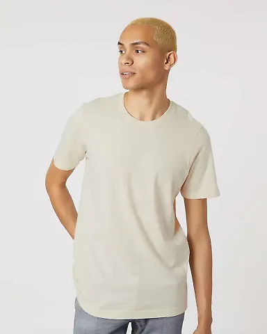 Tultex 602 Combed Cotton T-Shirt in Vintage natural front view