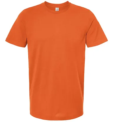 Tultex 602 Combed Cotton T-Shirt in Orange front view