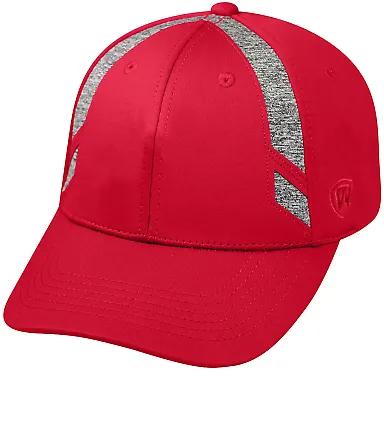 J America 5519 Transition Cap in Red front view