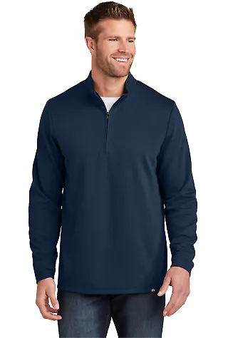 Travis Mathew TM1MZ339 TravisMathew Coveside 1/4-Z in Bluenights front view