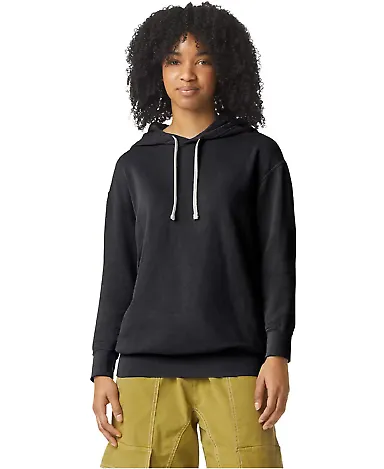 Comfort Colors T-Shirts 1467 Garment Dyed Lightwe in Black front view