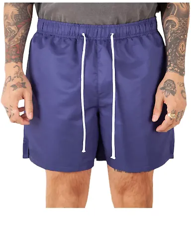 Shaka Wear SHPRS Men's Poly Running Short in Navy front view