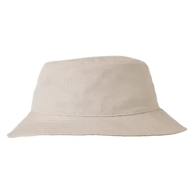 Big Accessories BA642 Lariat Bucket Hat in Khaki front view