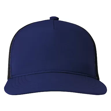 Big Accessories BA708 Bend Foam Trucker in Navy/ black front view