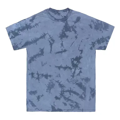 Dyenomite 200CSH Crush Tie-Dyed T-Shirt in Hail front view