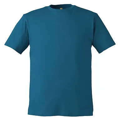econscious EC1070 Unisex Reclaimist Vibes T-Shirt in Tidal blue front view