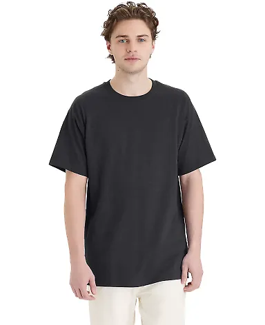 Hanes 5280T Essential-T Tall T-Shirt in Charcoal heather front view