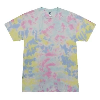 H1000 Tie-Dyes Adult Tie-Dyed Cotton Tee in Dharma front view